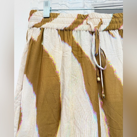 NWT Lenny Niemeyer Swim Destinos Printed Drawstring Pants Oryx Ret $233 Medium - Picture 2 of 4